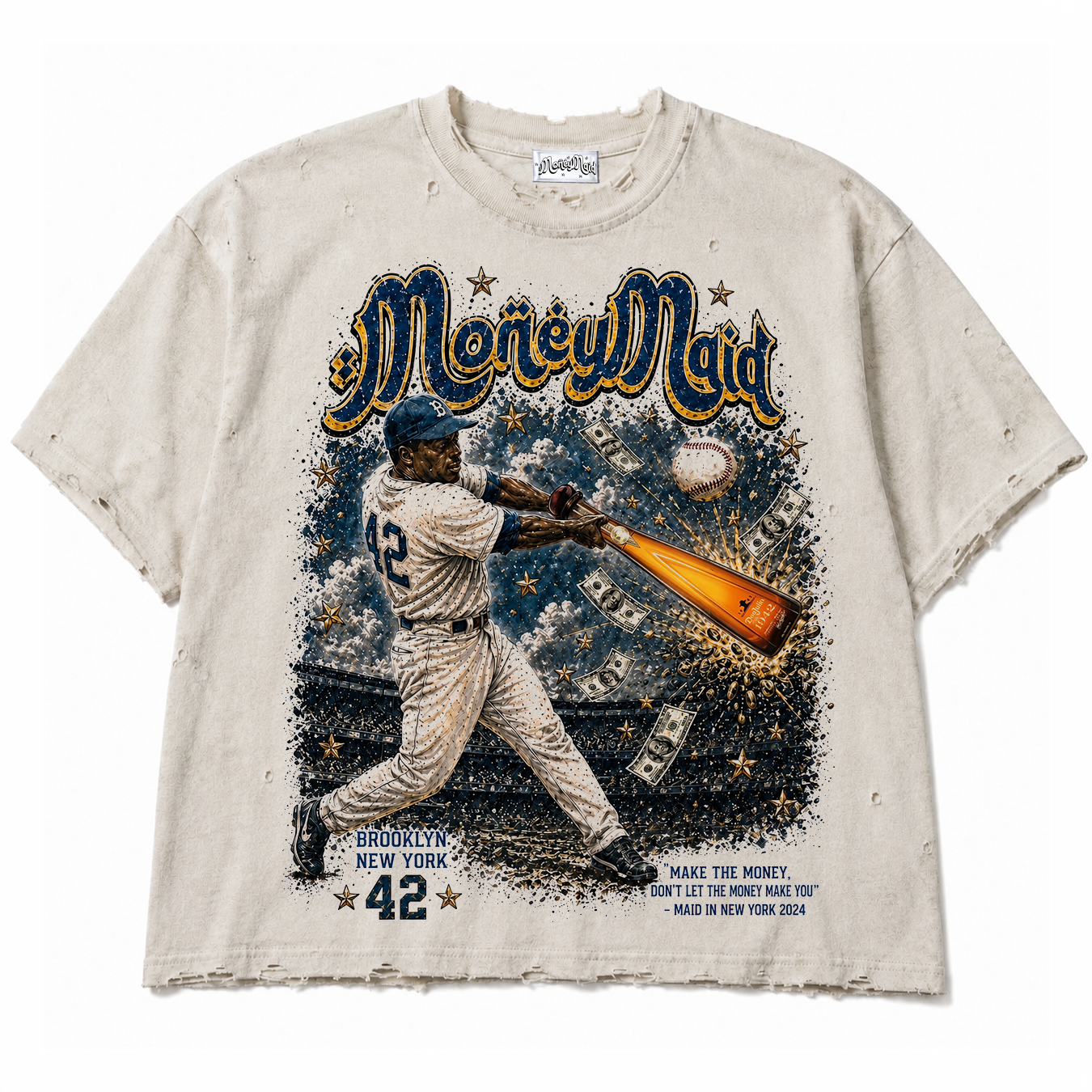 Jackie Robinson White Shirt