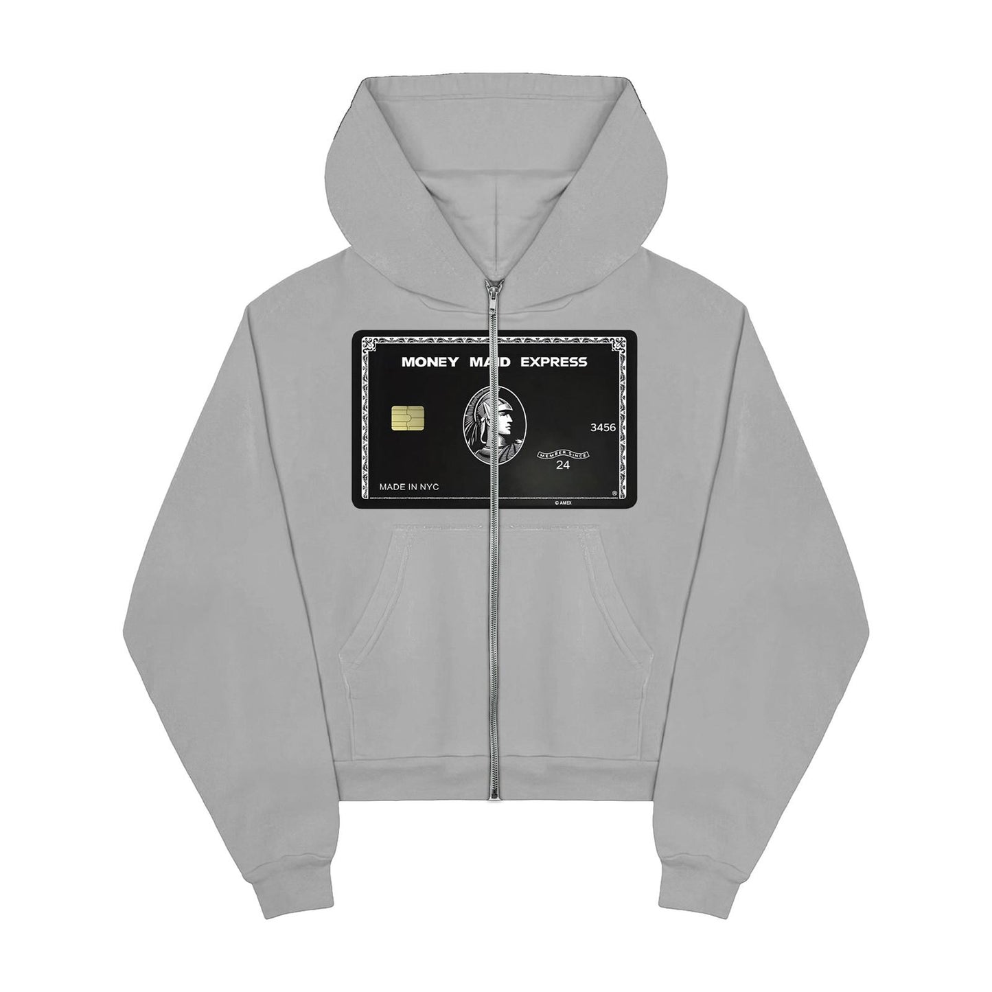 Grey/Black Amex Hoodie