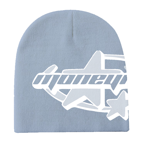 Light Blue Star Beanie