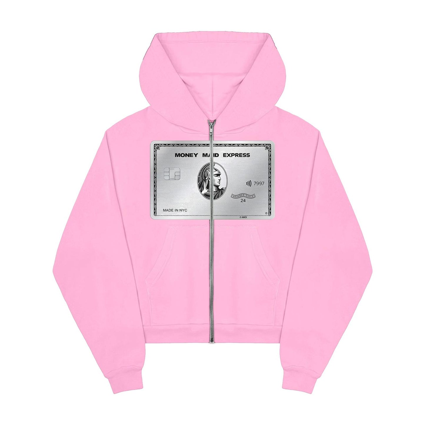 Pink/Silver Amex Card